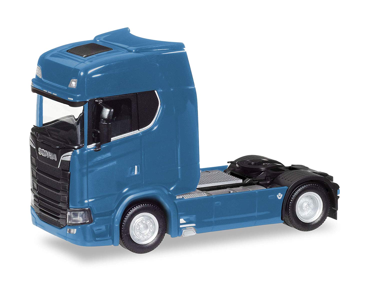 Herpa 307468-003 Scania Cs V8 Hd Tractor, Gentian Blue Truck For Crafting A