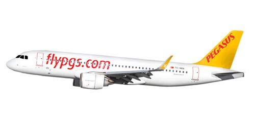 Herpa 612029 Pegasus Airlines Airbus A320Neo