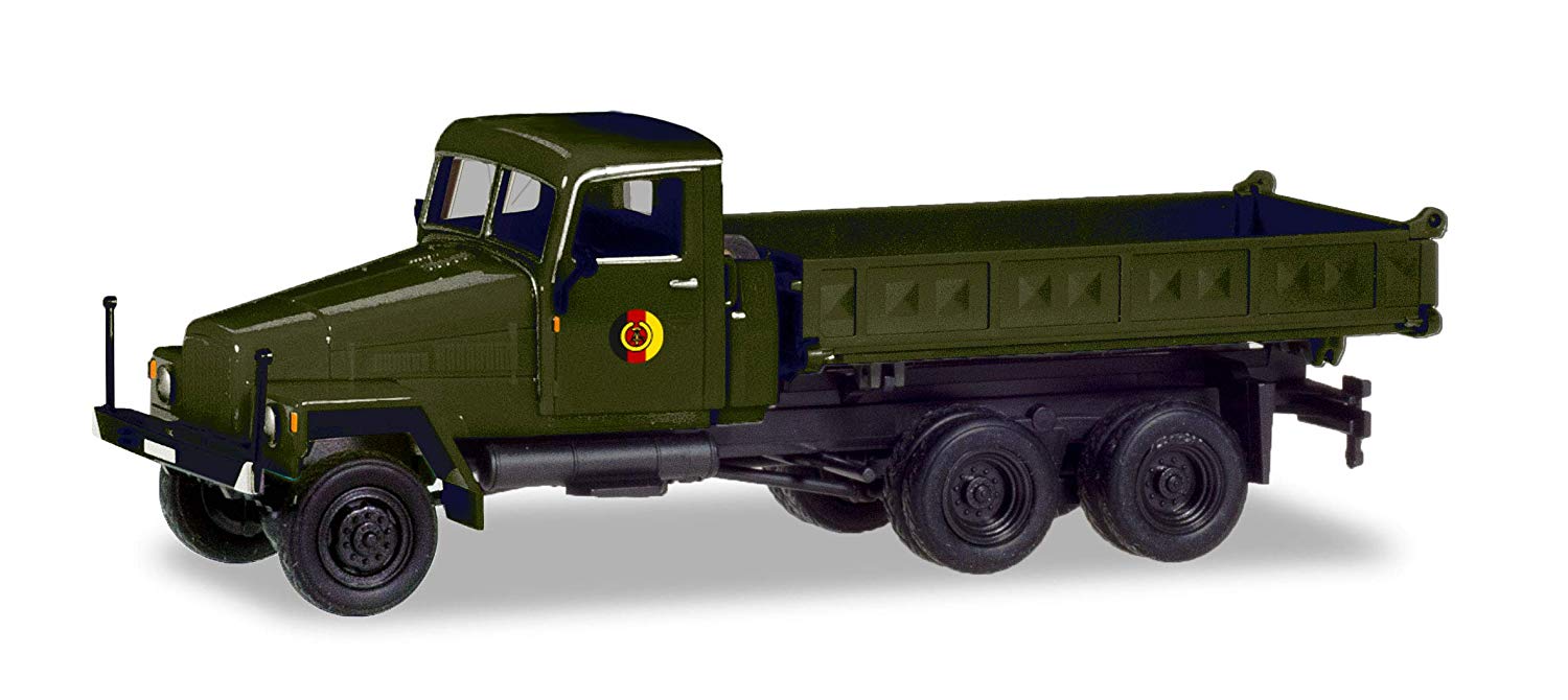 Herpa Miniaturmodelle GmbH Herpa 746571 Ifa G5 Three-Side Trucker Nva Military / Military For Collecti