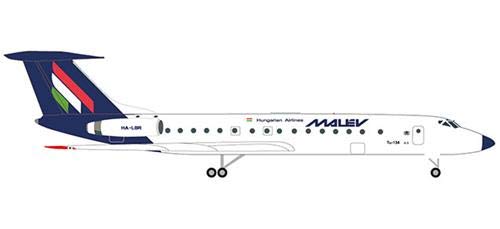 Herpa Wings 532914 Model Aeroplane Malév Hungarian Airlines Tupolev Tu-134A