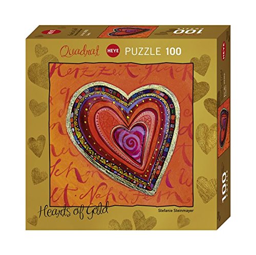 Heye 29762 Hearts Of Gold Layers Mini 100 Piece Puzzle