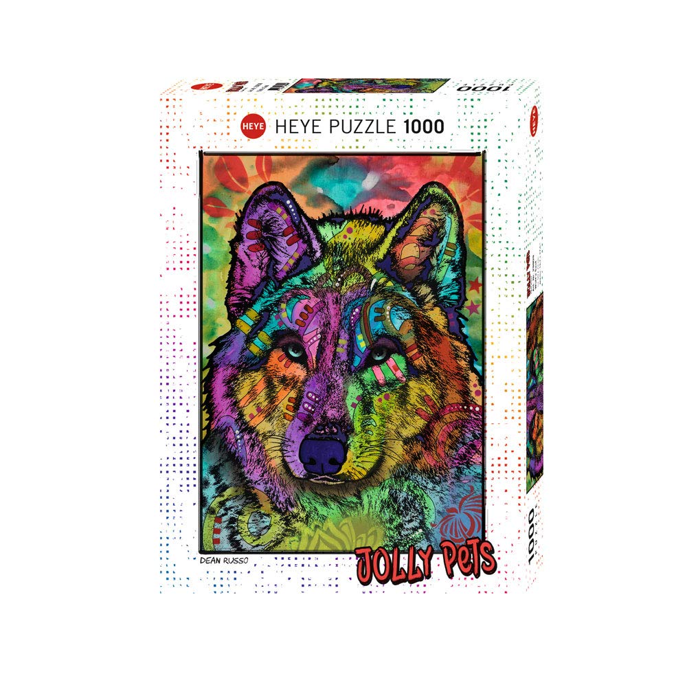 Heye 29809 Wolfs Soul Standard 1000 Pieces By Dean Russo, Jolly Pets