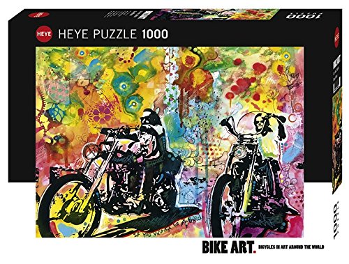 Heye 29814 Easy Rider 1000 Pieces By Taliah Lempert, Bike Art