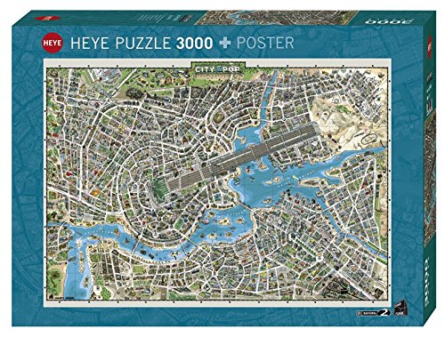 Heye City Of Pop Puzzles (3000-Piece, Multi-Colour)