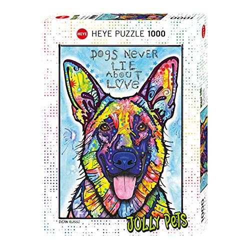 Heye Dogs Never Lie Puzzles (1000-Piece, Multi-Colour)