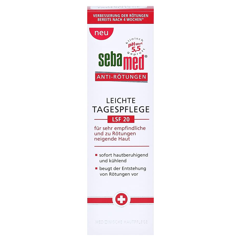 SEBAMED Anti-Redness Light Day Cream for Rosacea, Reduces Redness on the Face, Suitable as Rosacea Face Care, Rosacea Cream for the Face, 50 ml (Pack of 1)