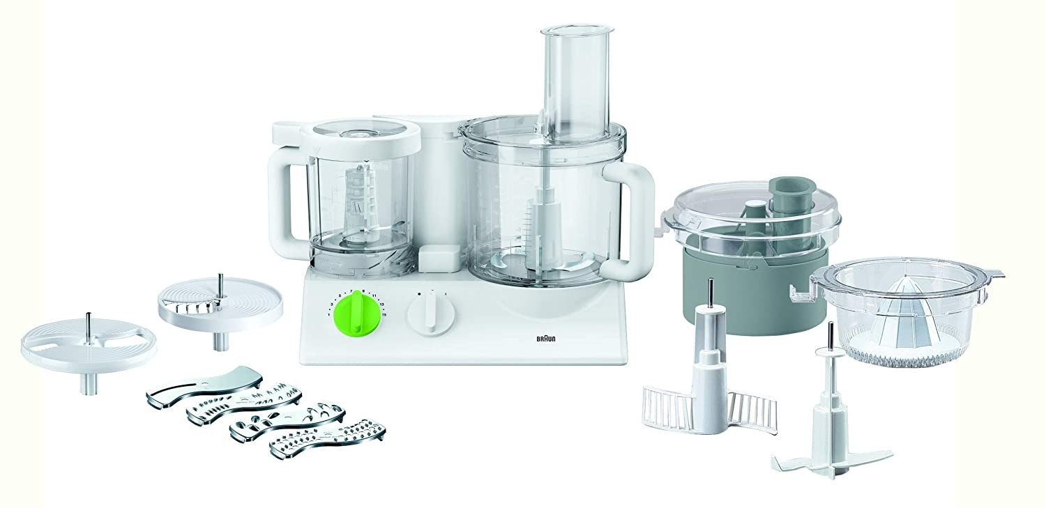 DeLonghi Braun TributeCollection FX 3030 - food processor - 800 W - white/green