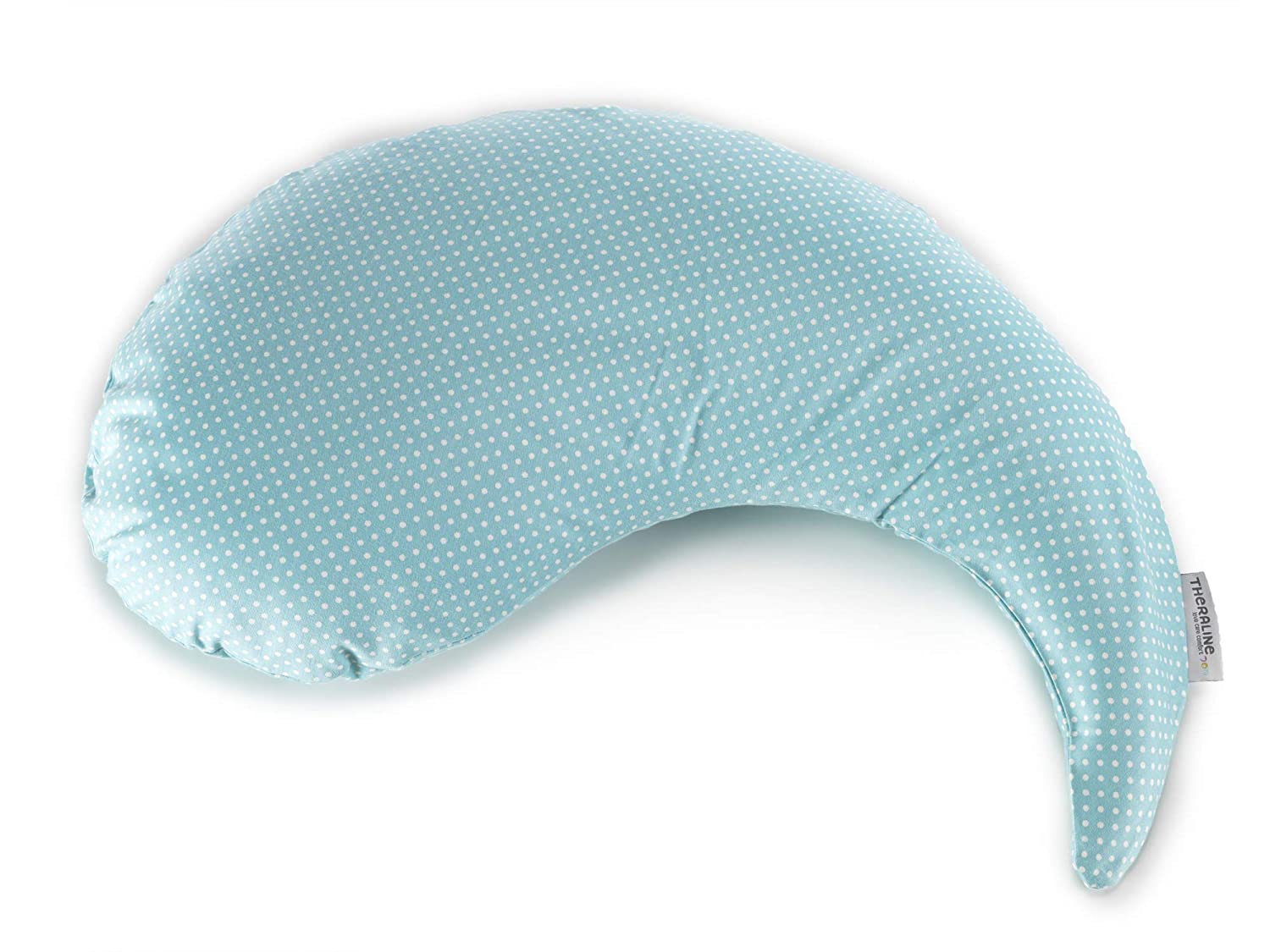 The Theraline Yinnie nursing pillow, filled with sand-like original micro-beads, including outer cover.