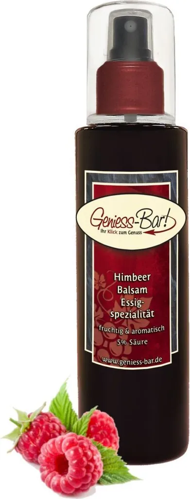 Raspberry Balsamic Vinegar - Specialty Spray Bottle 0.26L intense raspberry note 5% acidity pump spray