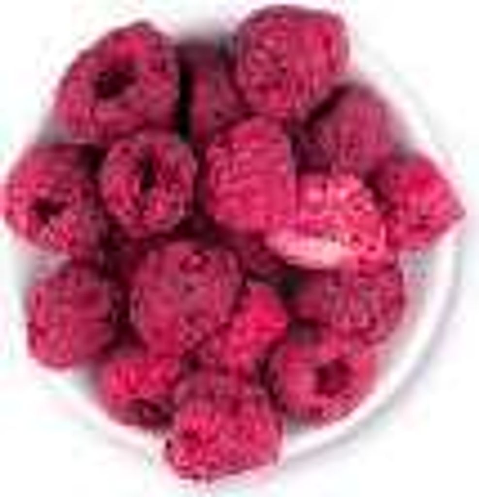 Raspberries, freeze-dried