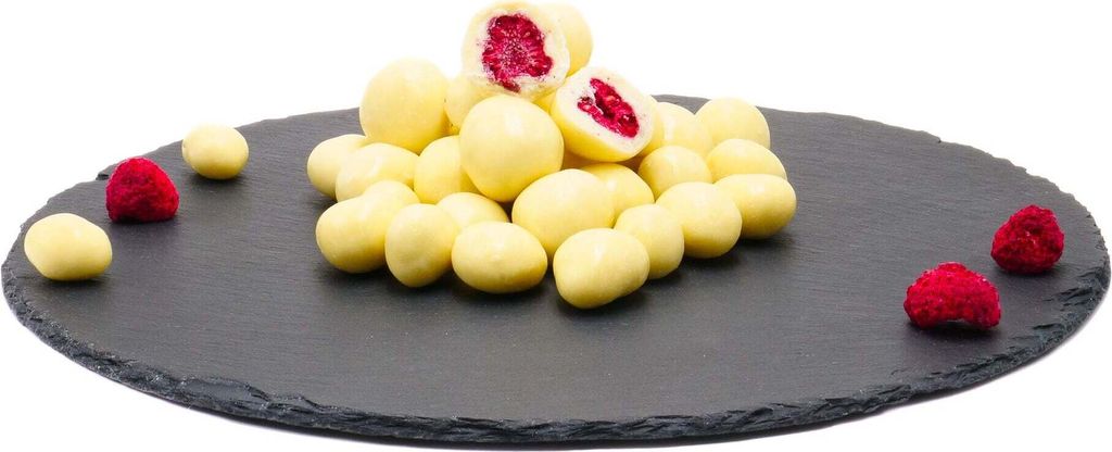 Freeze-dried raspberries with yogurt chocolate: 250g Size: 250g