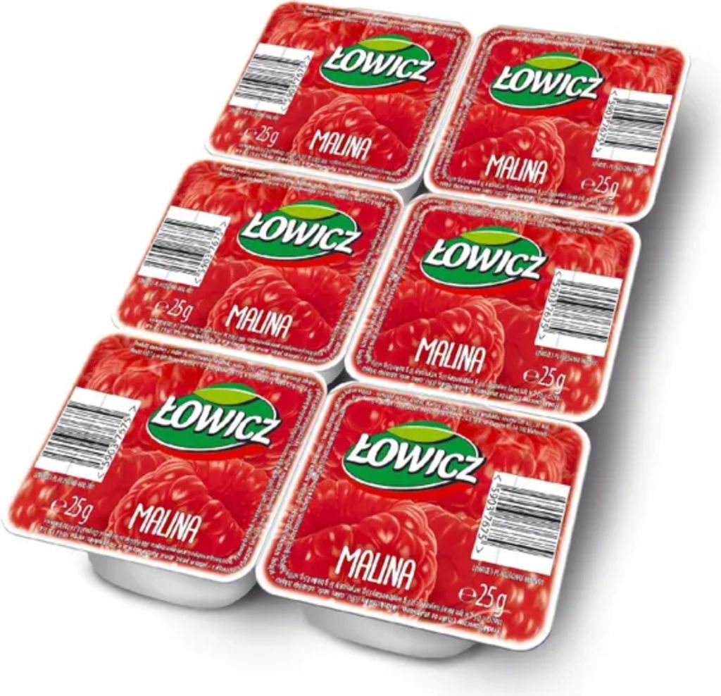 Himbeerkonfitüre Monoporation 6 x 25g - Łowicz