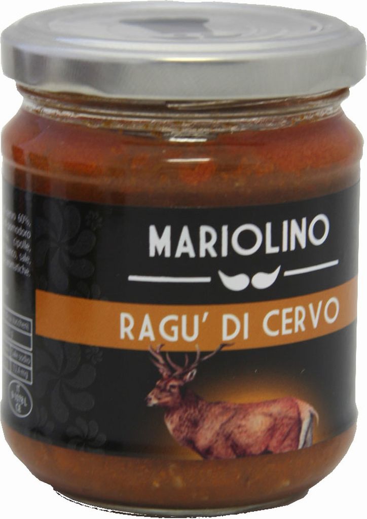 Hirschragout Hirsch Ragout 212 ml. - Mariolino Sughi