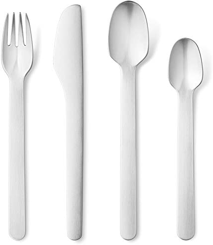 GEORGE Jensen GJ 150706 Cutlery Set 16 Piece Stainless Steel Frosted Stainless Steel 19 x 26.2 x 8,19 cm