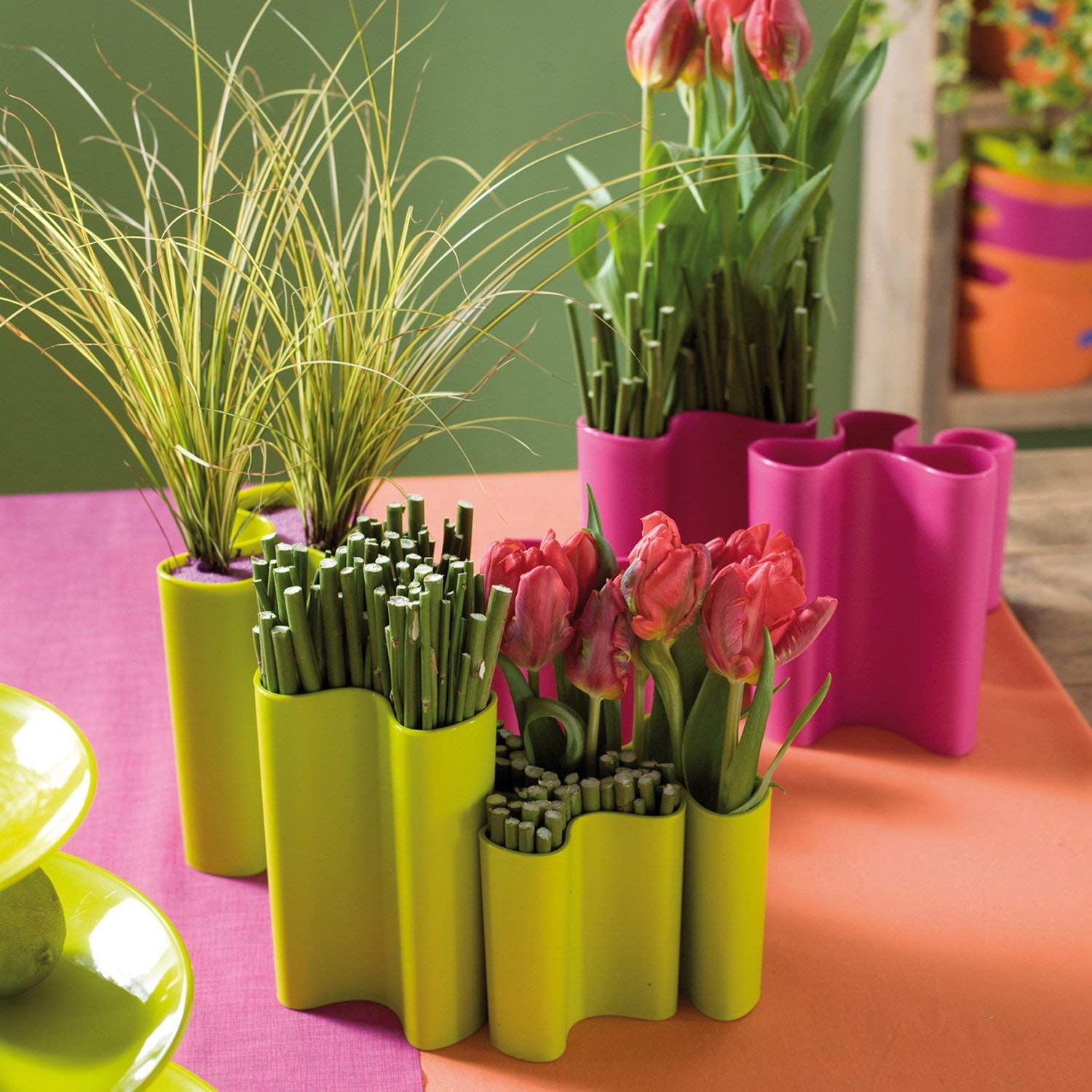 Koziol Vase Clara Mustard