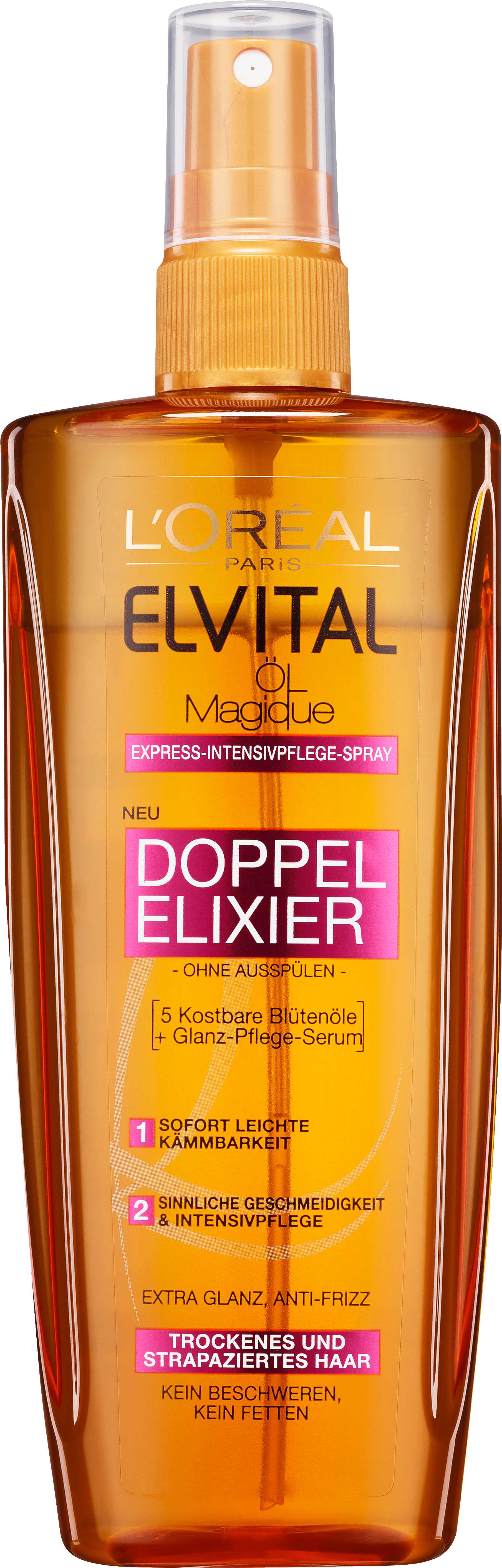 Elvital Hair Oil Magique Double Elixir, 200 Ml