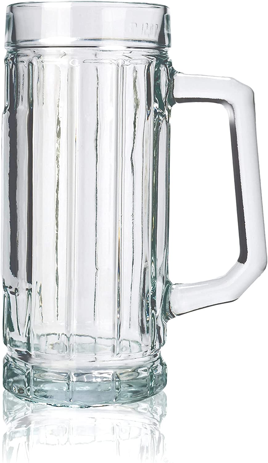 Stölzle Oberglas Gambrinus Beer Mugs / Set of 6 Beer Mugs 0.25 Litres / Sturdy Beer Jug / Beer Glasses 0.25 Litres Made of Soda Lime Glass / Beer Mugs 0.25 Litres Dishwasher Safe