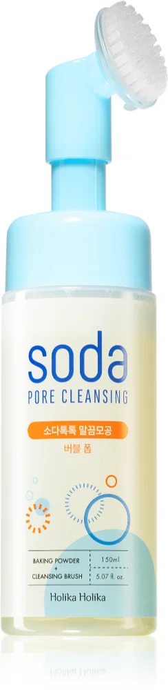 Holika Holika Soda deep cleansing foam with brush