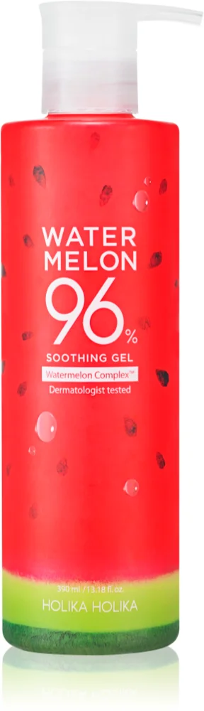 Holika Holika Watermelon 96% gel for intensive hydration and refreshment of the skin