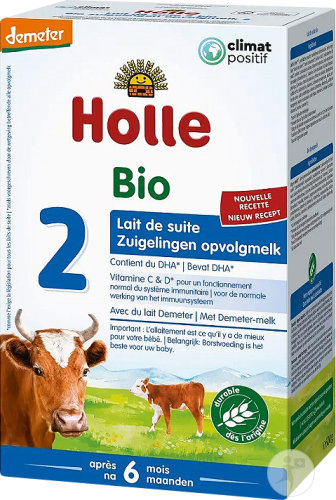 Holle Follow-up Milk 2 After 6 Months Organic 600g New Formula