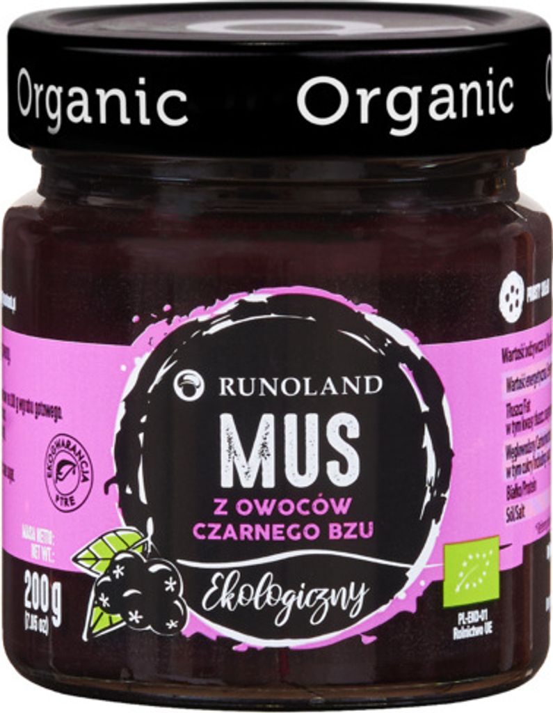 HOLUNDERBEERMOUSSE 200 g - RUNOLAND