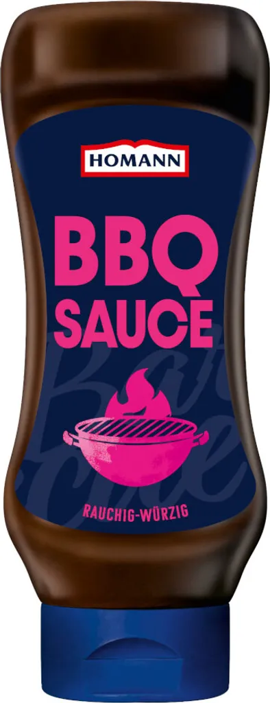 Homann Barbecue Sauce smoky spicy taste bottle 430ml