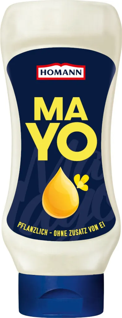 Homann Mayonnaise Vegetable Mayonnaise Squeeze Bottle 430ml