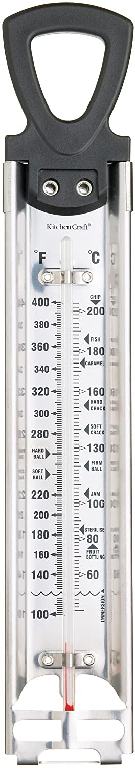 KitchenCraft Home Made Deluxe Stainless Steel Cooking Thermometer