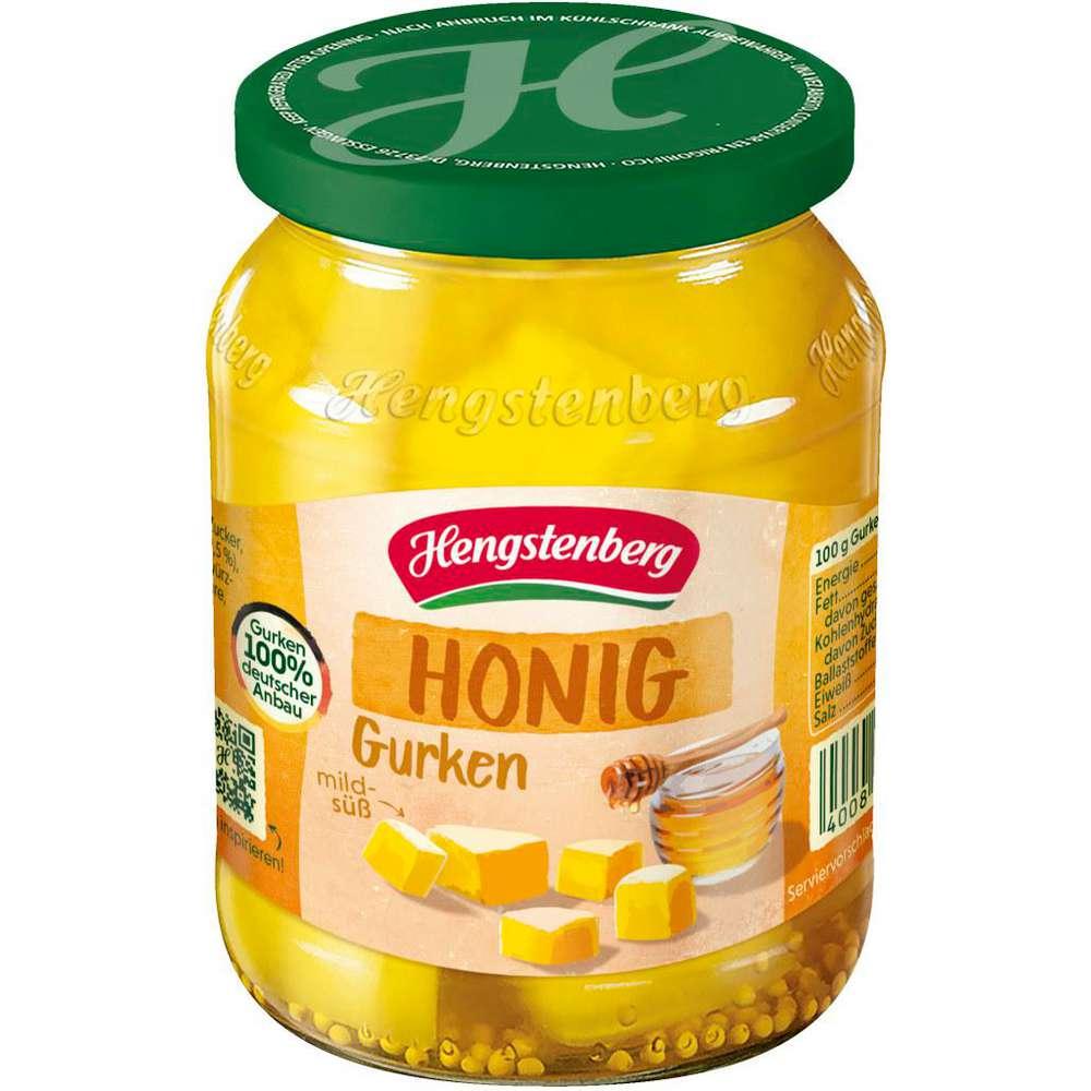 Honey cucumbers, mild-sweet