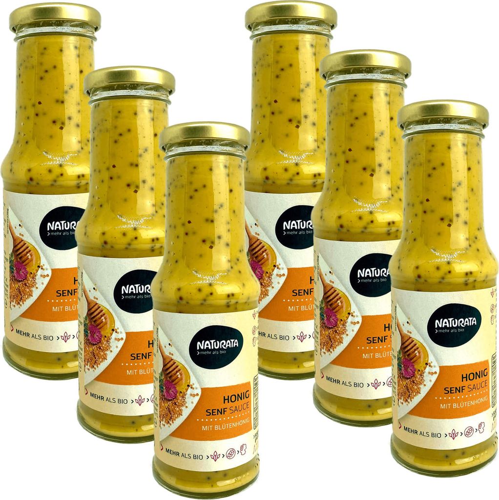 Honey Mustard Sauce, 6 x 210 ml