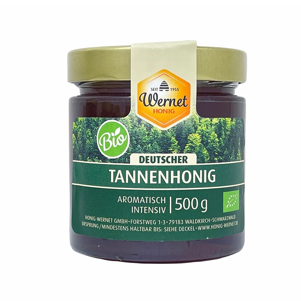 Honig WernetTannenhonig aus den Schwarzwälder Tannenwäldern:  im 500g Glas