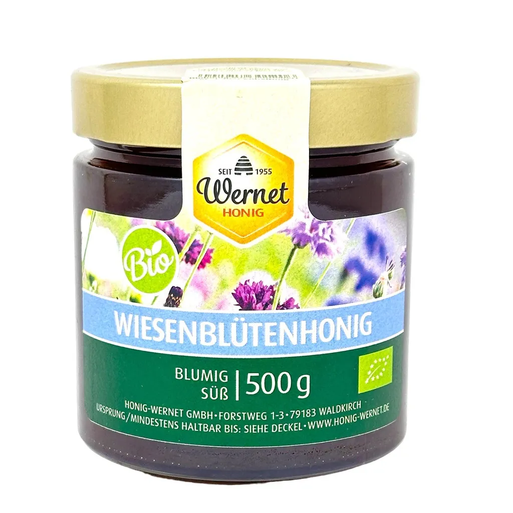 Honig WernetWiesenblütenhonig - Blumig Süßer Genuss 500 Gramm