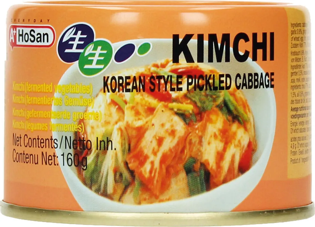 Hosan Kimchi Vegetable Pickled Cabbage Korean Style 160g