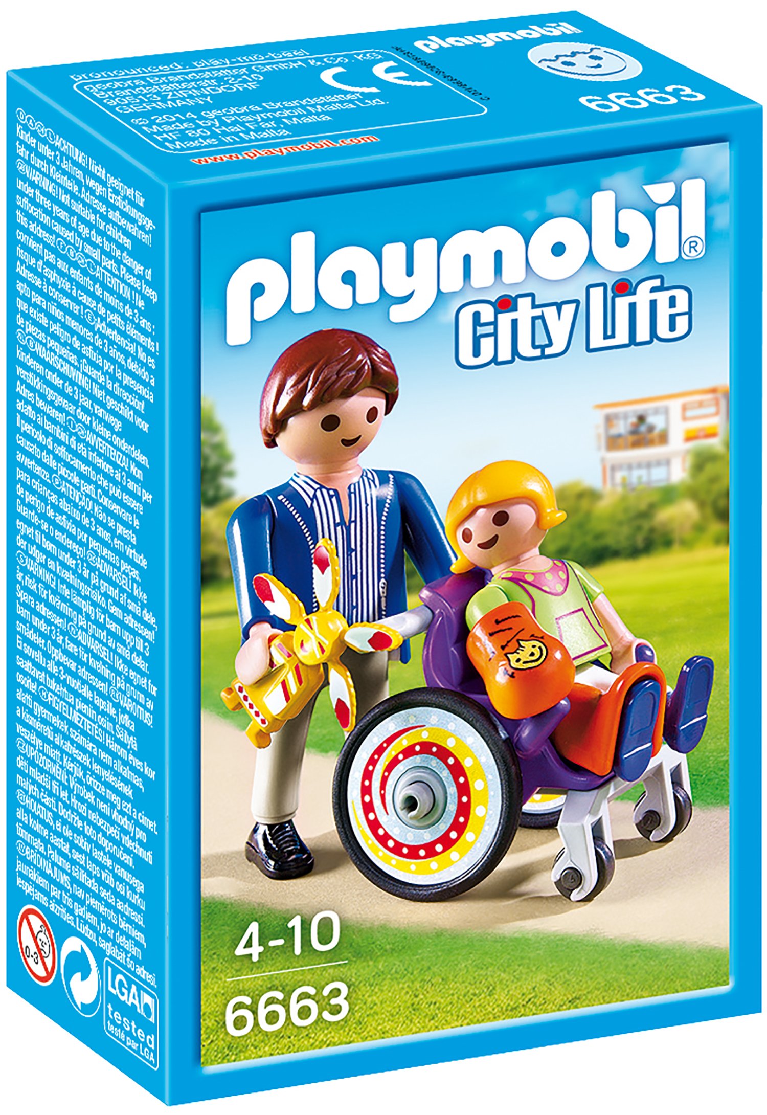 Playmobil Hospital Child In Wheelchair