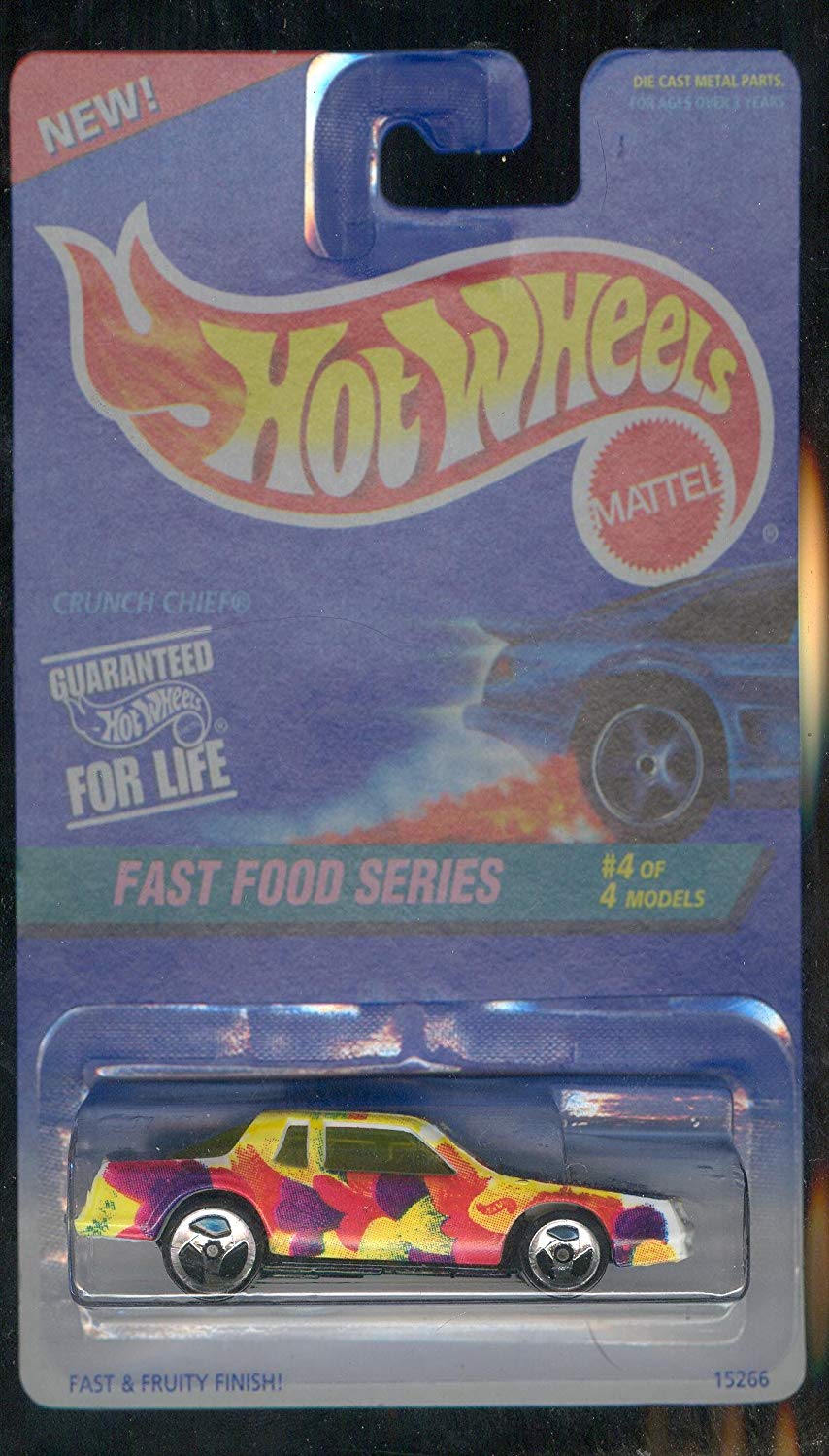 Mattel Hot Wheels 1995 – 419 Crunch Chief Fast Food Series 4 of 4 1: 64 Scale by M
