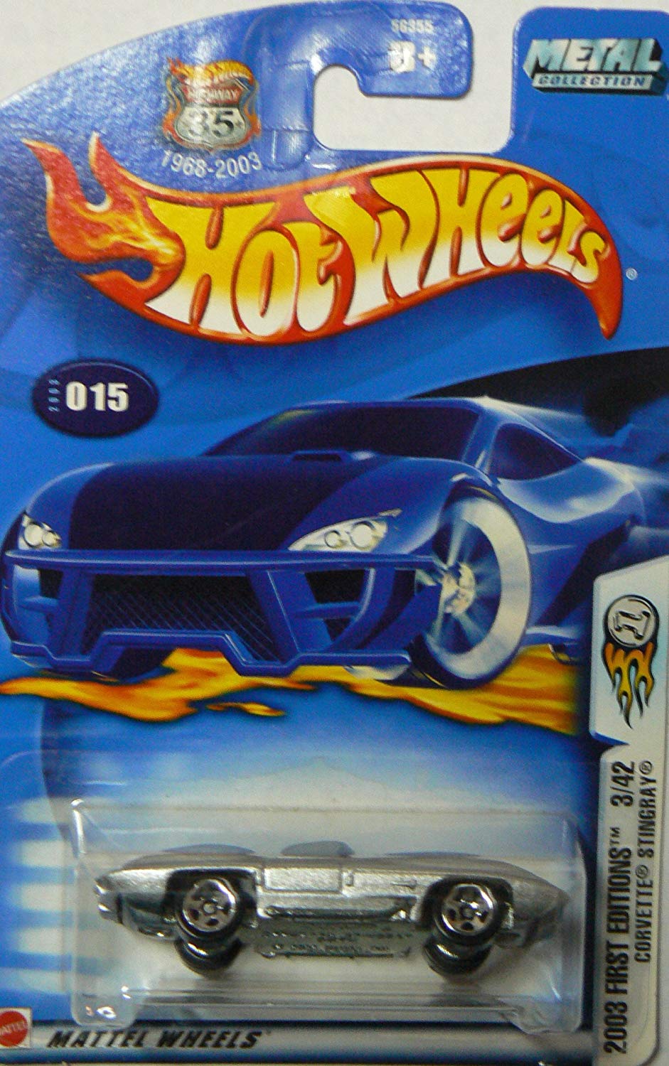 Hot Wheels 2003 First Editions Corvette Stingray # 015 3/16 5 SP by Mattel