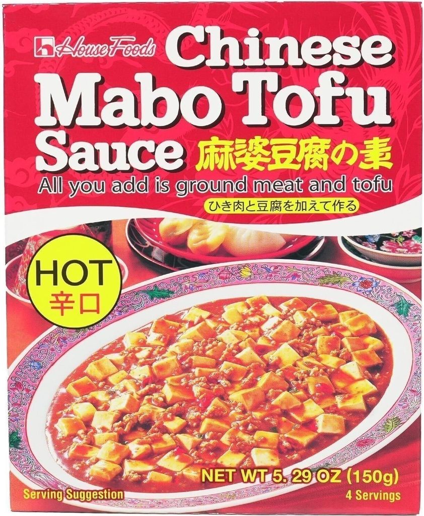 House Foods Chinese Mapo Tofu Sauce Hot 150g