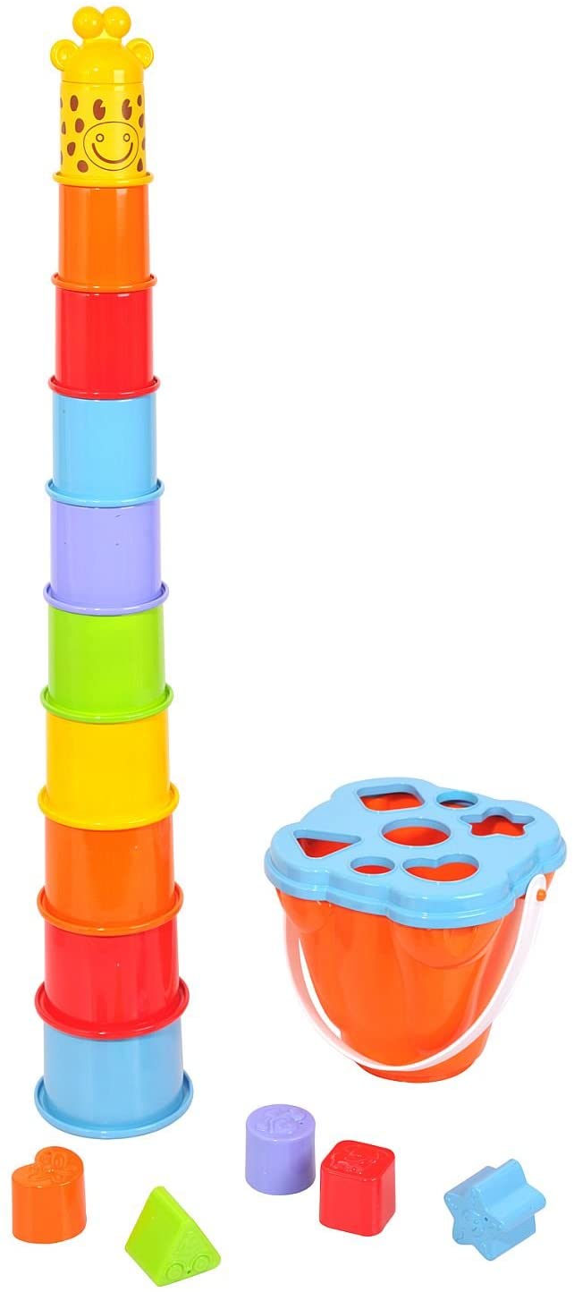 Playgo 2388 Trainer Giraffe Toy With Shape Sorter