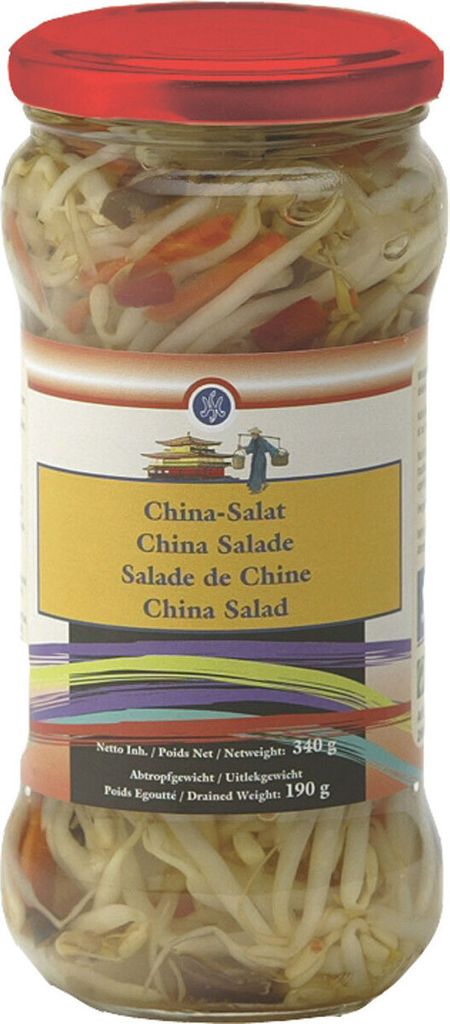 HS Chinese Style Salad Chinese salad pickled in a jar 340g