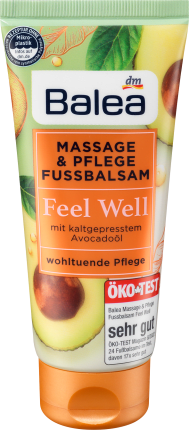Foot cream, massage & foot care of Feel Well, 100 ml
