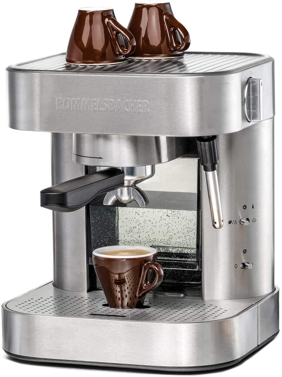 Rommelsbacher EKS Coffee Machine, Stainless Steel