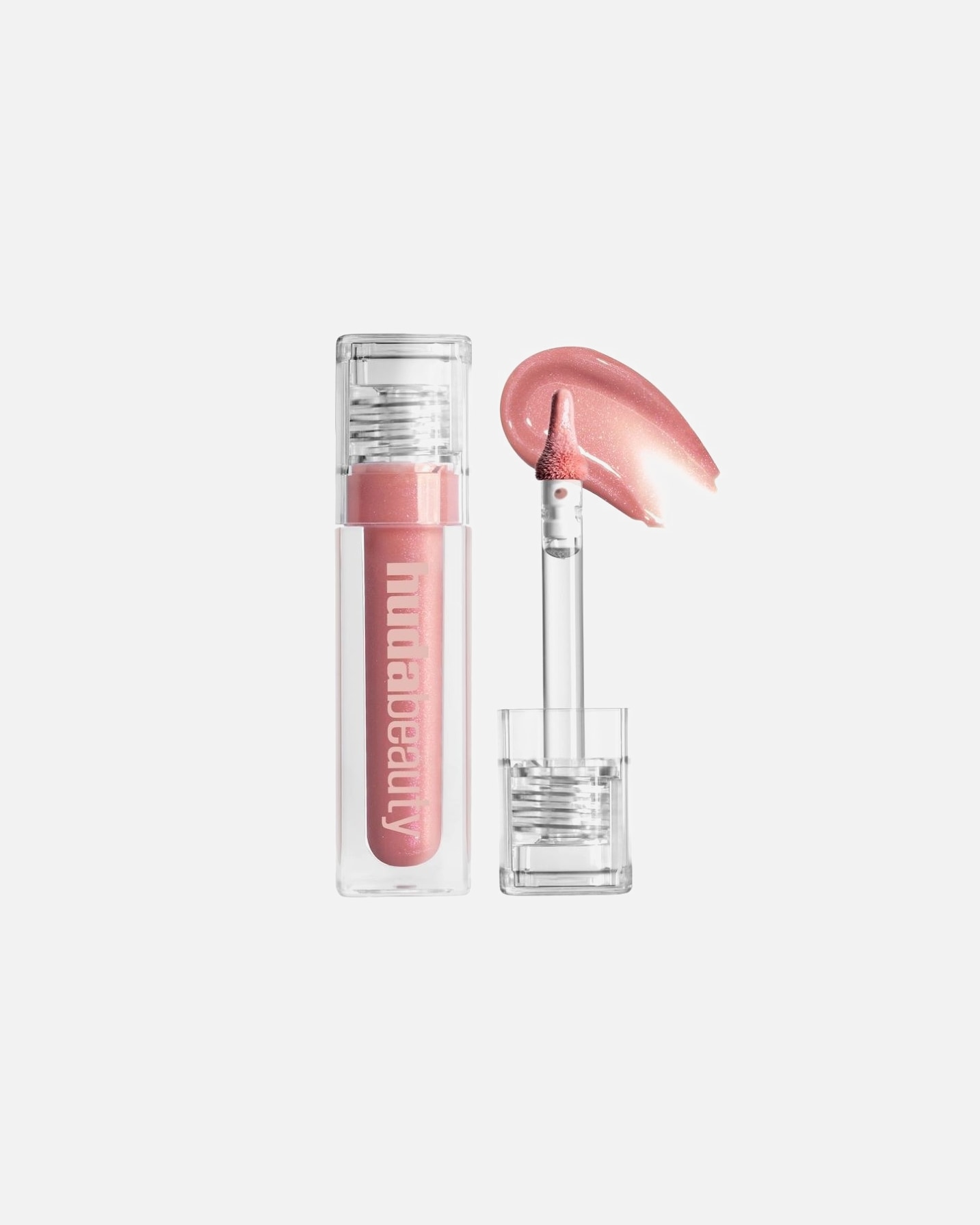 HUDA BEAUTY Lip Gloss Icy Nude Faux Filler Extra Shine Lip Gloss
