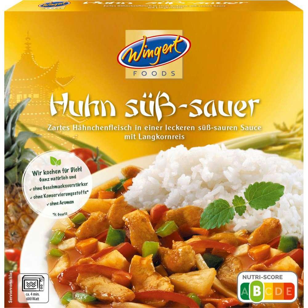 Sweet and sour chicken with long grain rice