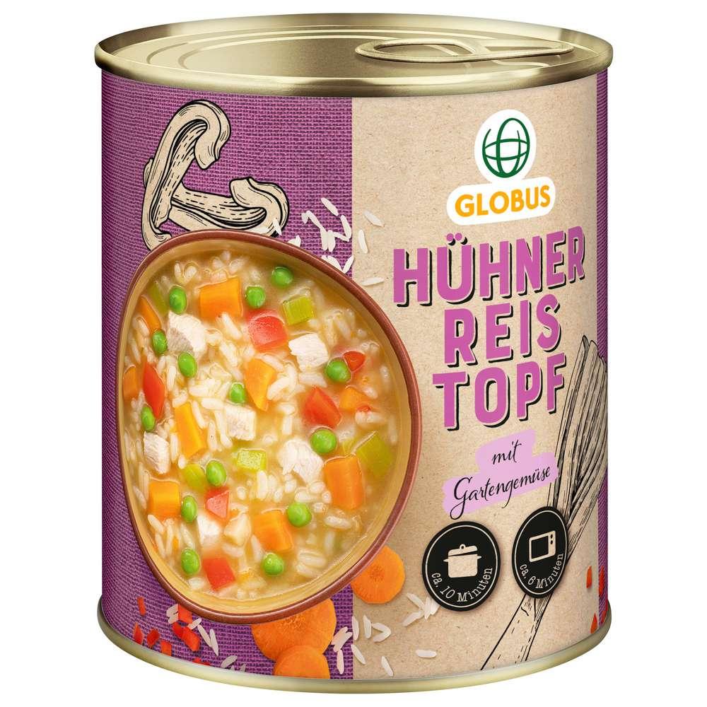 Chicken rice pot with garden vegetables