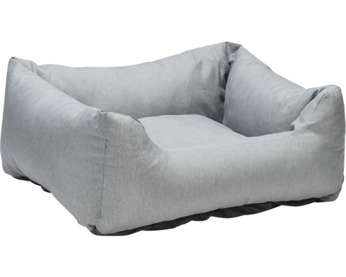 Dog bed Karlie lounger Charly light gray approx. 80 x 70 x 25 cm