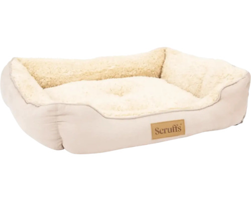 Dog bed Scruffs Cozy Box Bed Sand approx. 50 x 60 x 30 cm