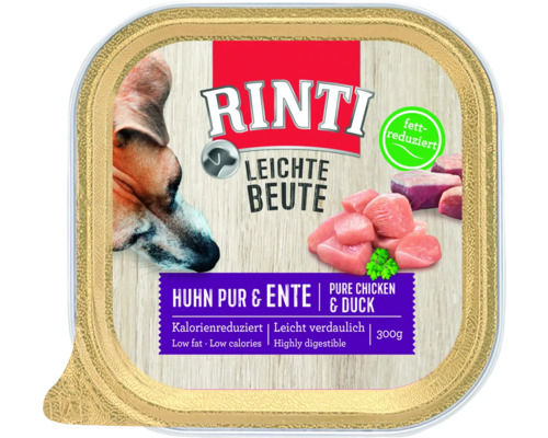 Wet dog food RINTI Light Prey Chicken & Duck 300 g