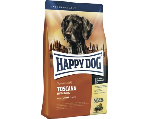 Dry dog ​​food HAPPY DOG Supreme Tuscany 12.5 kg