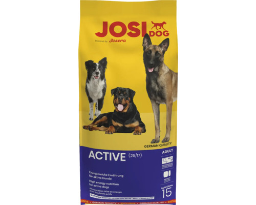 Dry dog ​​food JosiDog Active 15 kg