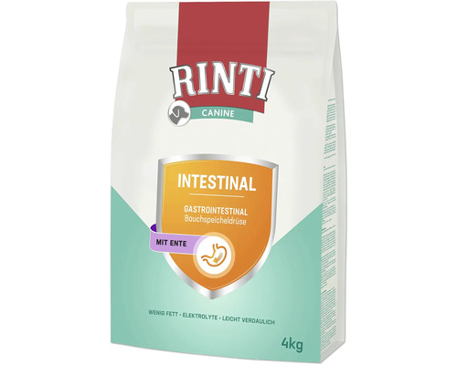 Dry dog ​​food RINTI Canine gastrointestinal / pancreas with duck 4 kg